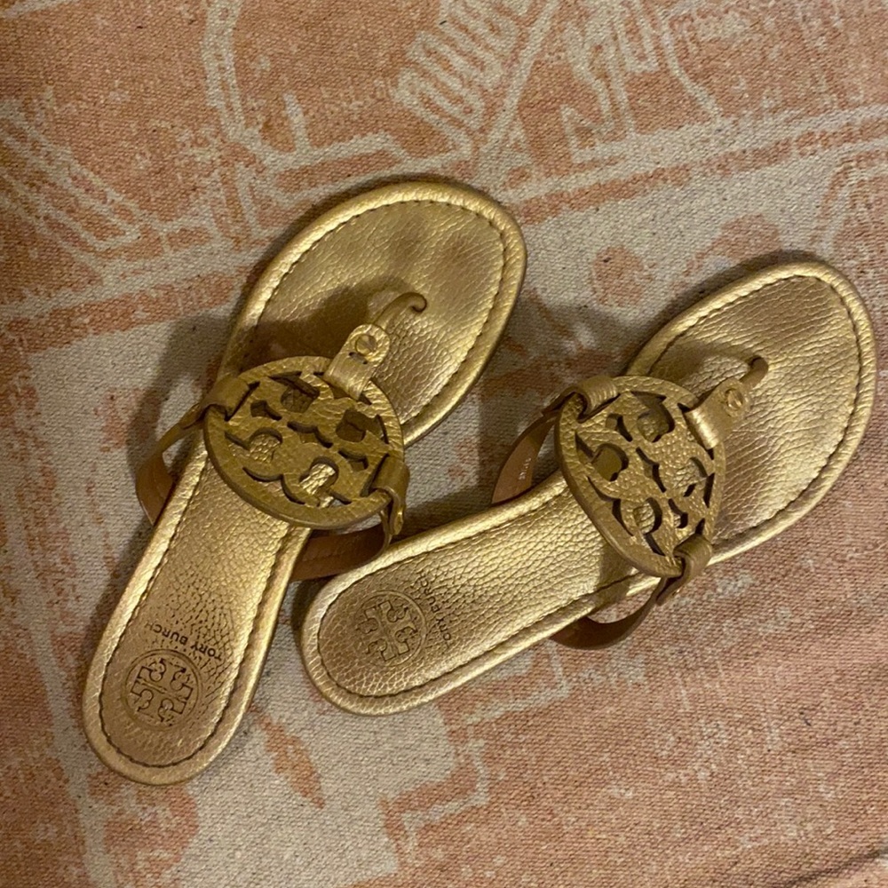 Tory Burch Gold Sandals